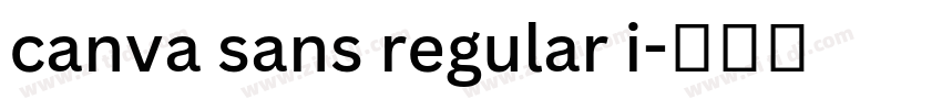 canva sans regular i字体转换 canva sans regular i字体转换